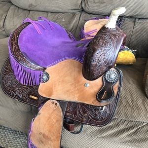 13” Double T barrel saddle